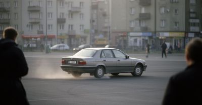 Jeden driftował, drugi prowadził mimo dożywotniego zakazu